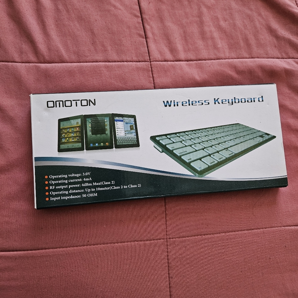 🟣BOGO Wireless Keyboard - Black